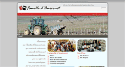 Desktop Screenshot of famille-damecourt.com